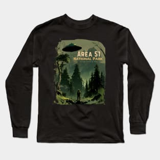 Area 51 National Park - Established In 1955 Long Sleeve T-Shirt